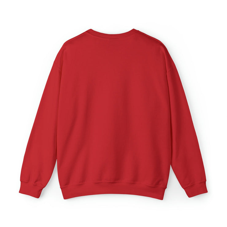 Delta Diva Red and White Crewneck Sweatshirt