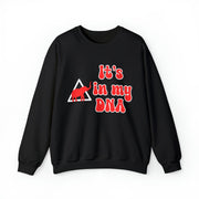 It's In My DNA Red and White Crewneck Sweatshirt