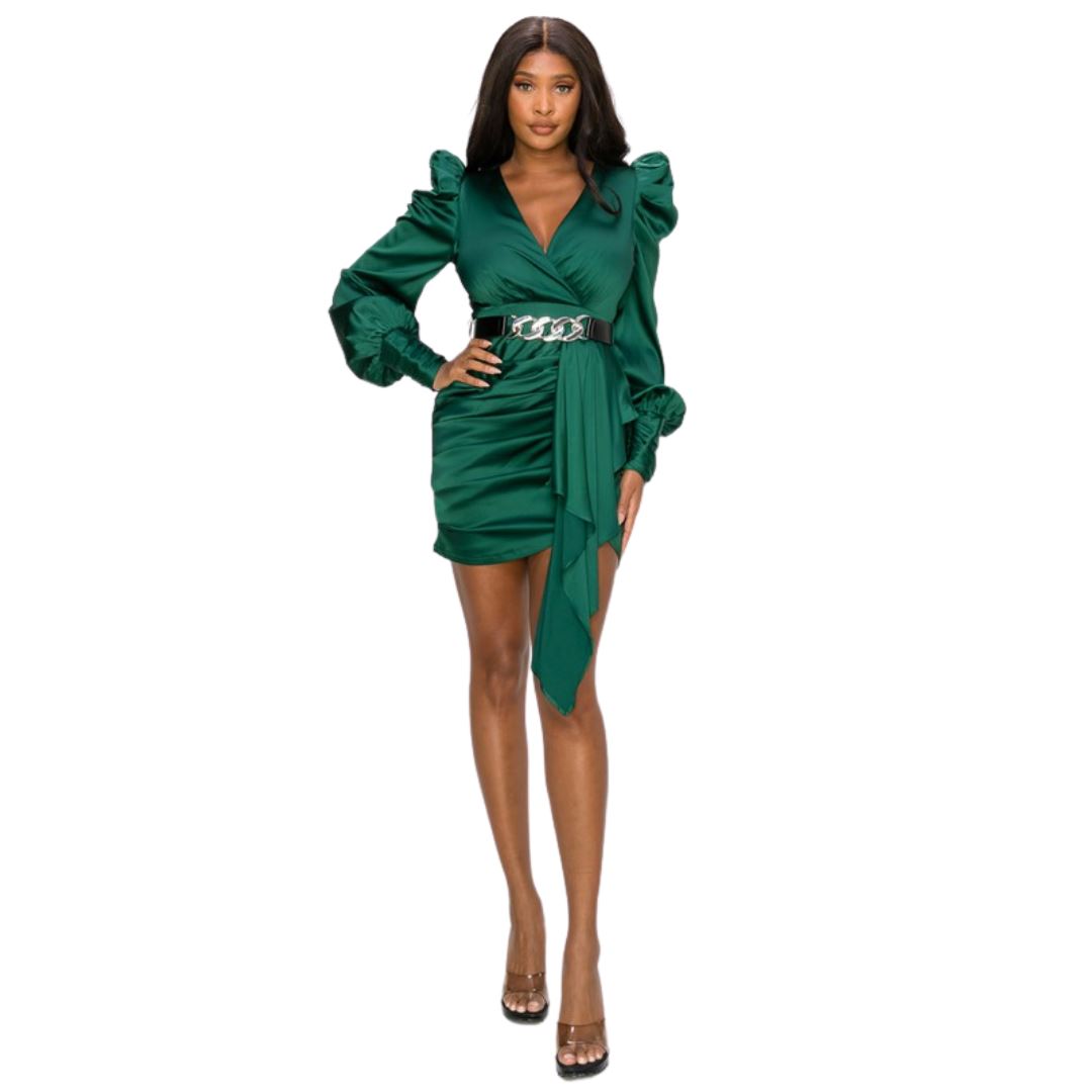 Emerald Cocktails Dress (Curve)