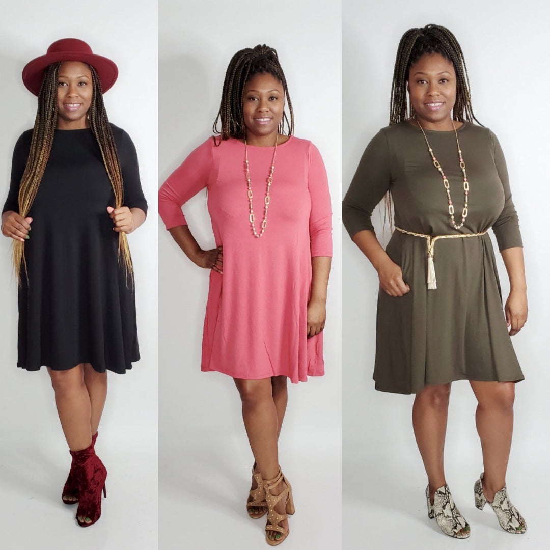 Fall Swing Dress M (8/10) / Charcoal Fall Swing Dress M (8/10) / Charcoal