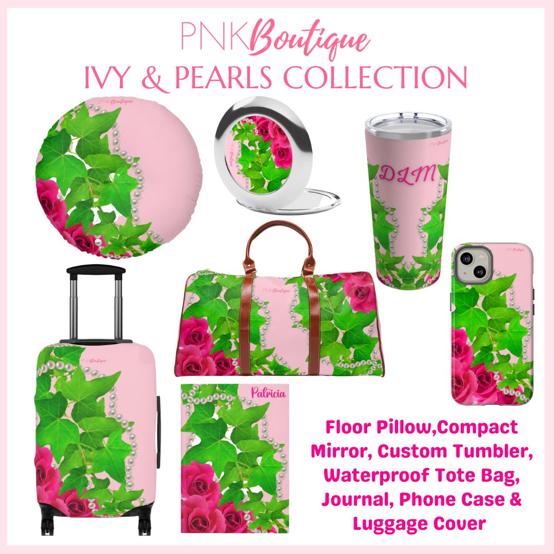 Ivy and Pearls Luggage Cover