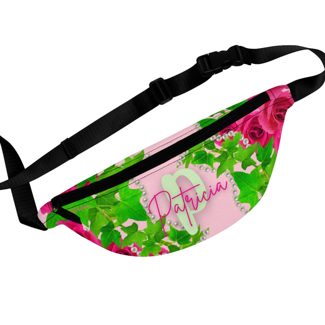 Ivy and pearls Pink & Green Fanny Pack