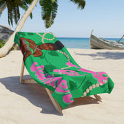 Ivy & Pearl Beach Towel (Green)
