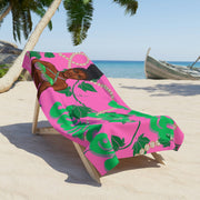 Ivy & Pearl Beach Towel (Pink)