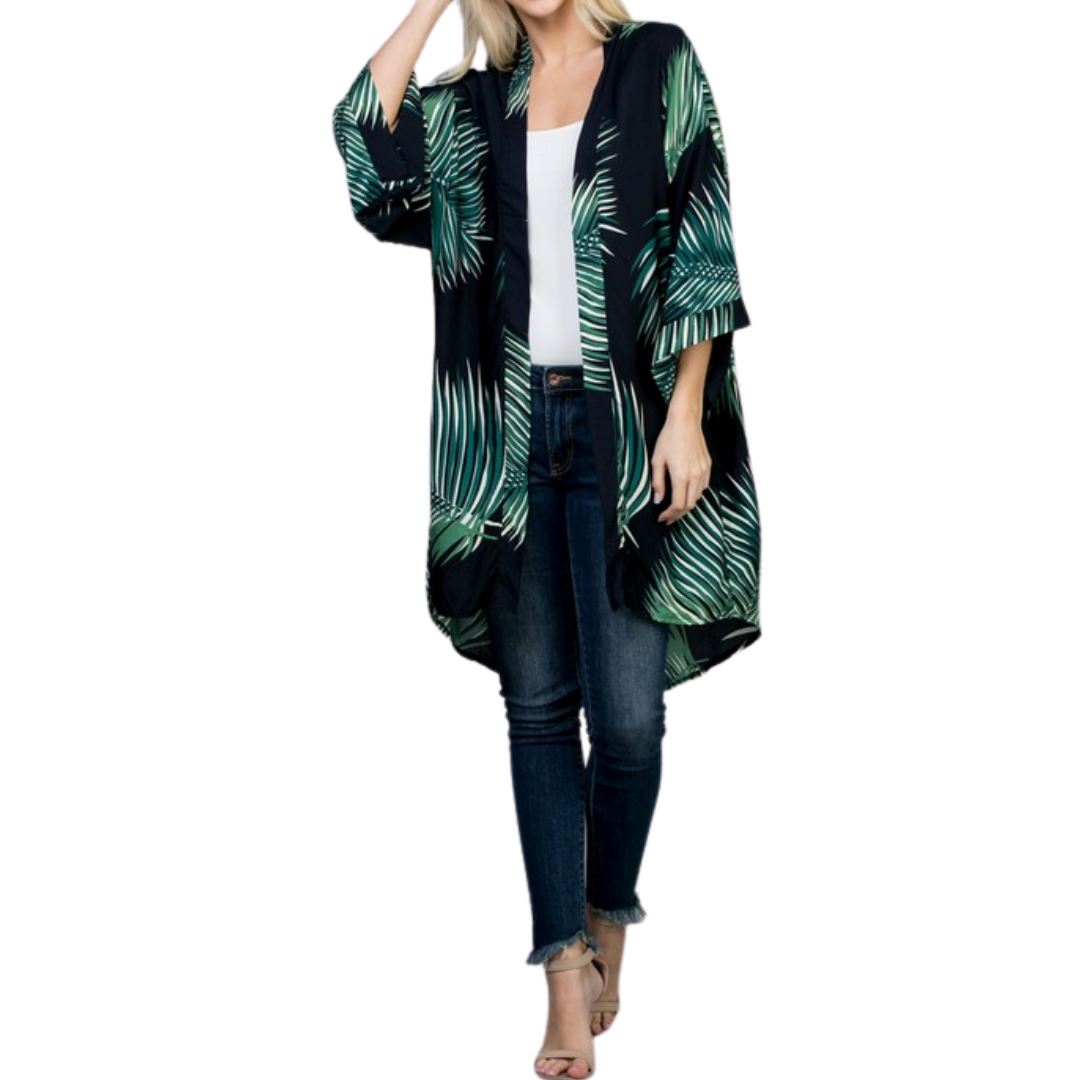 Palm Leaf Kimono