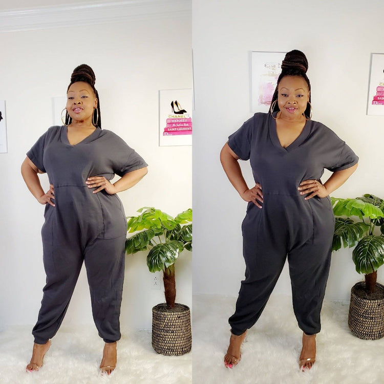 Lazy Day Jumper (Charcoal) - PNK Boutique