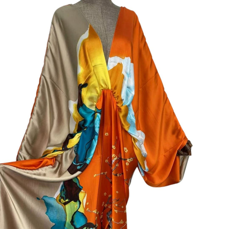 Multi-Color Kaftan Dress