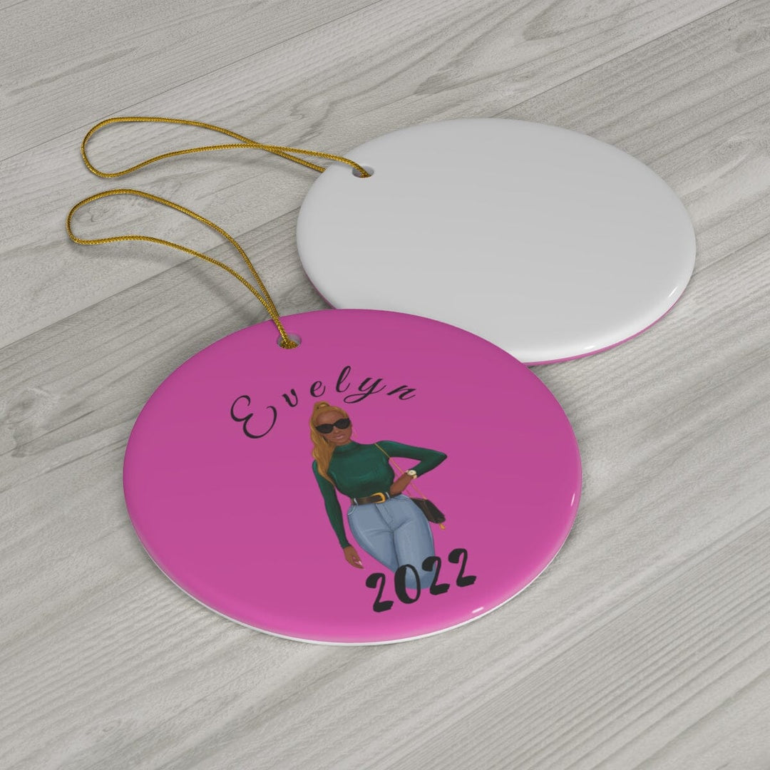 Personalize It Ceramic Ornament