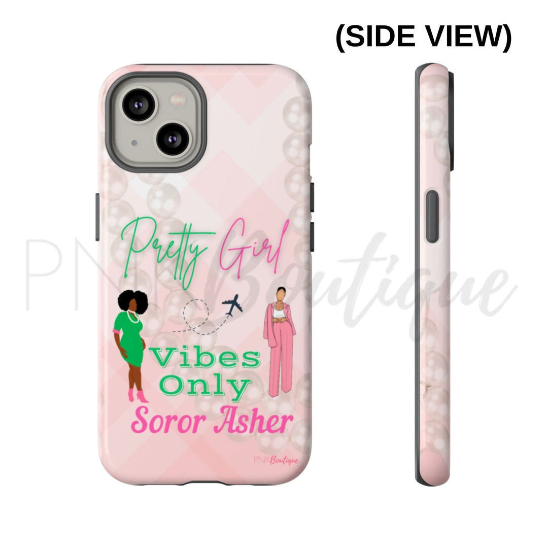 Personalized Pretty Girl Vibes Phone Case