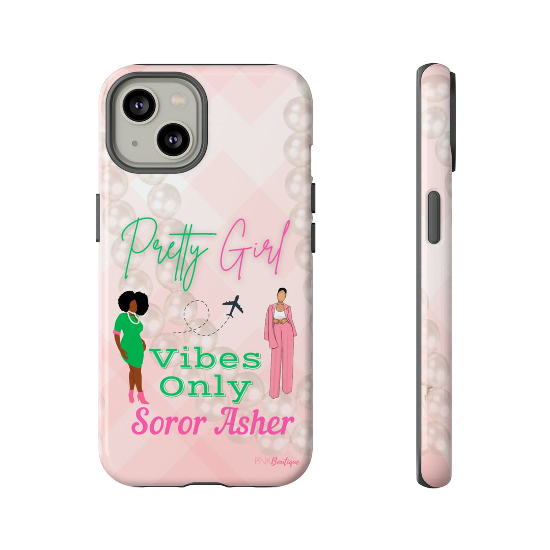 Personalized Pretty Girl Vibes Phone Case