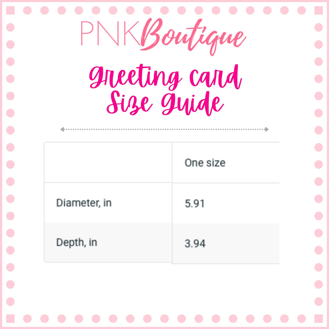 Pretty Holiday Pink and Green Greeting Cards (10-pcs)