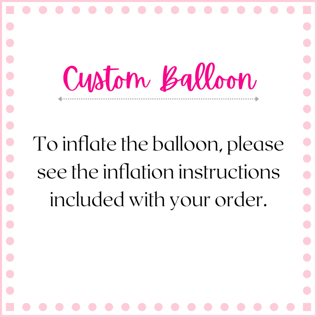 PNK Signature Pink & Green Balloon