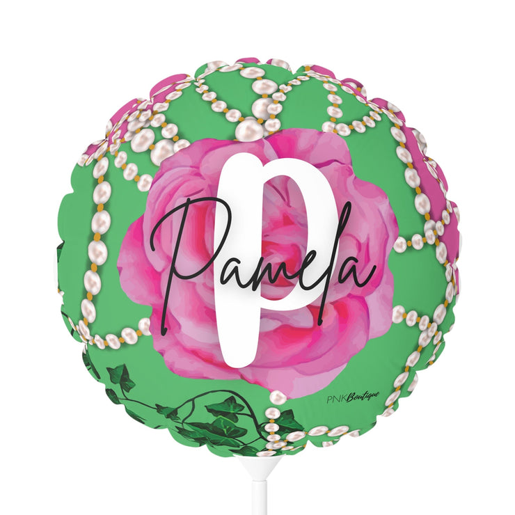 PNK Signature Pink & Green Balloon