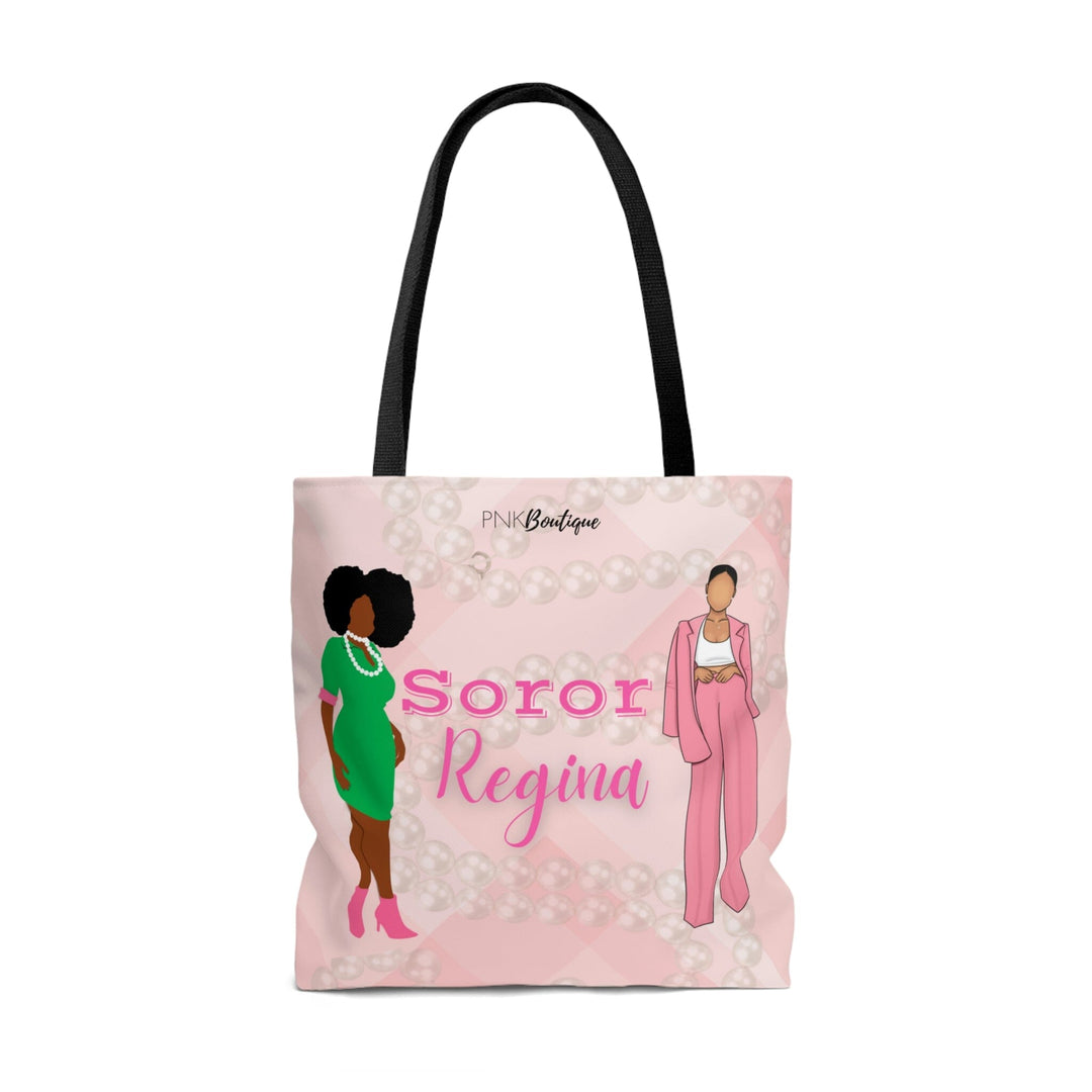 Pink and Green Pretty Vibes Only Tote Bag