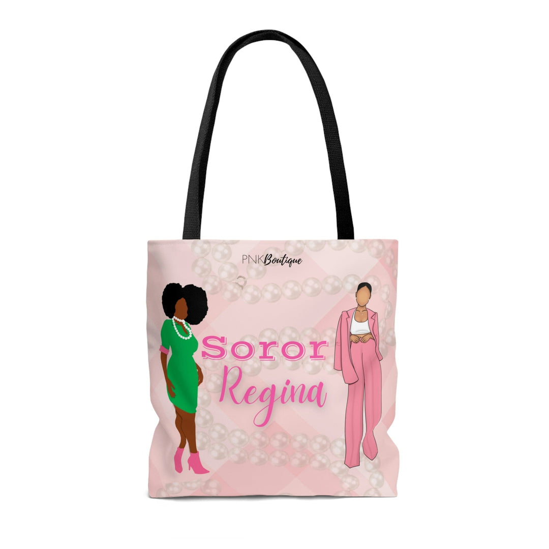 Pink and Green Pretty Vibes Only Tote Bag