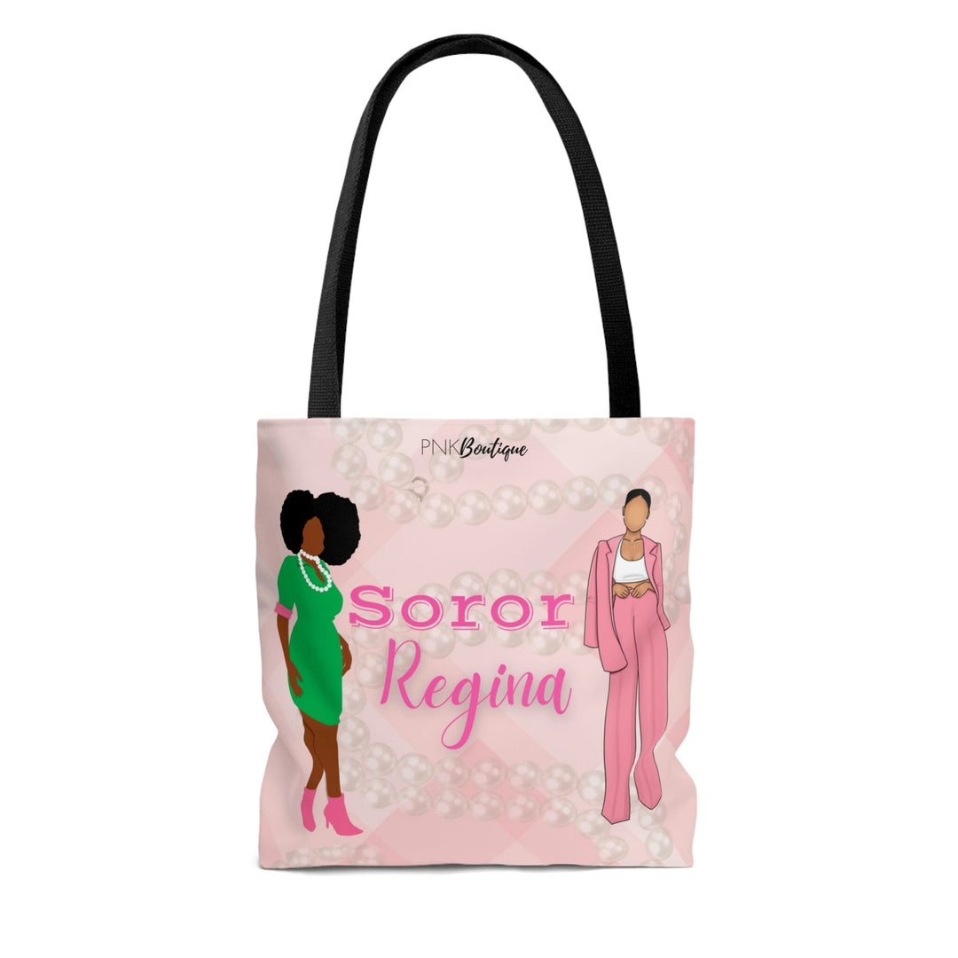 Pink and Green Pretty Vibes Only Tote Bag