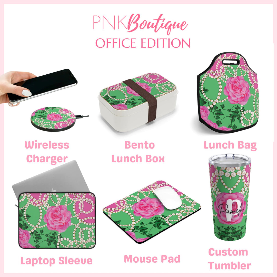 PNK Signature Pink & Green Wireless Charger