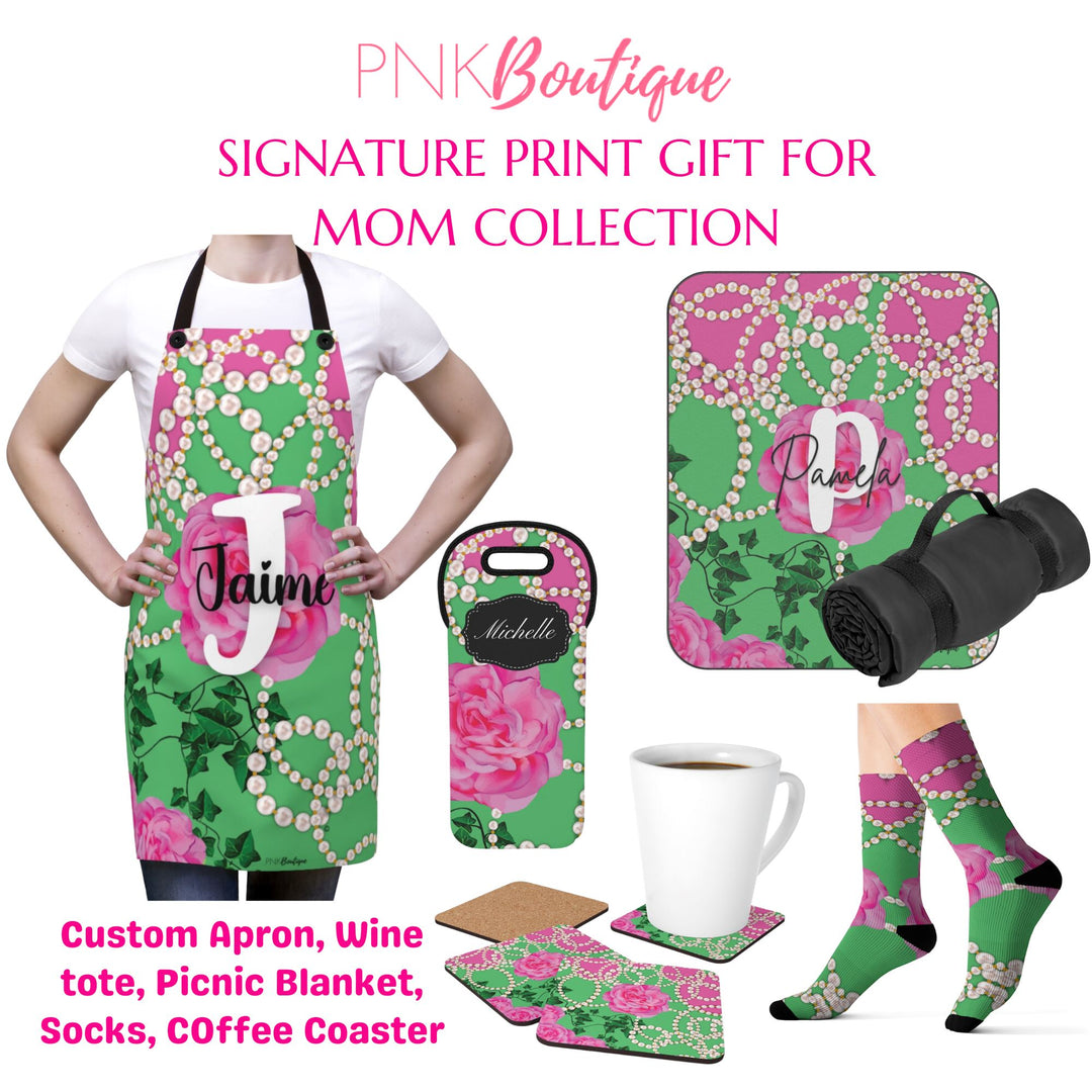 PNK Signature Pink & Green Picnic Blanket