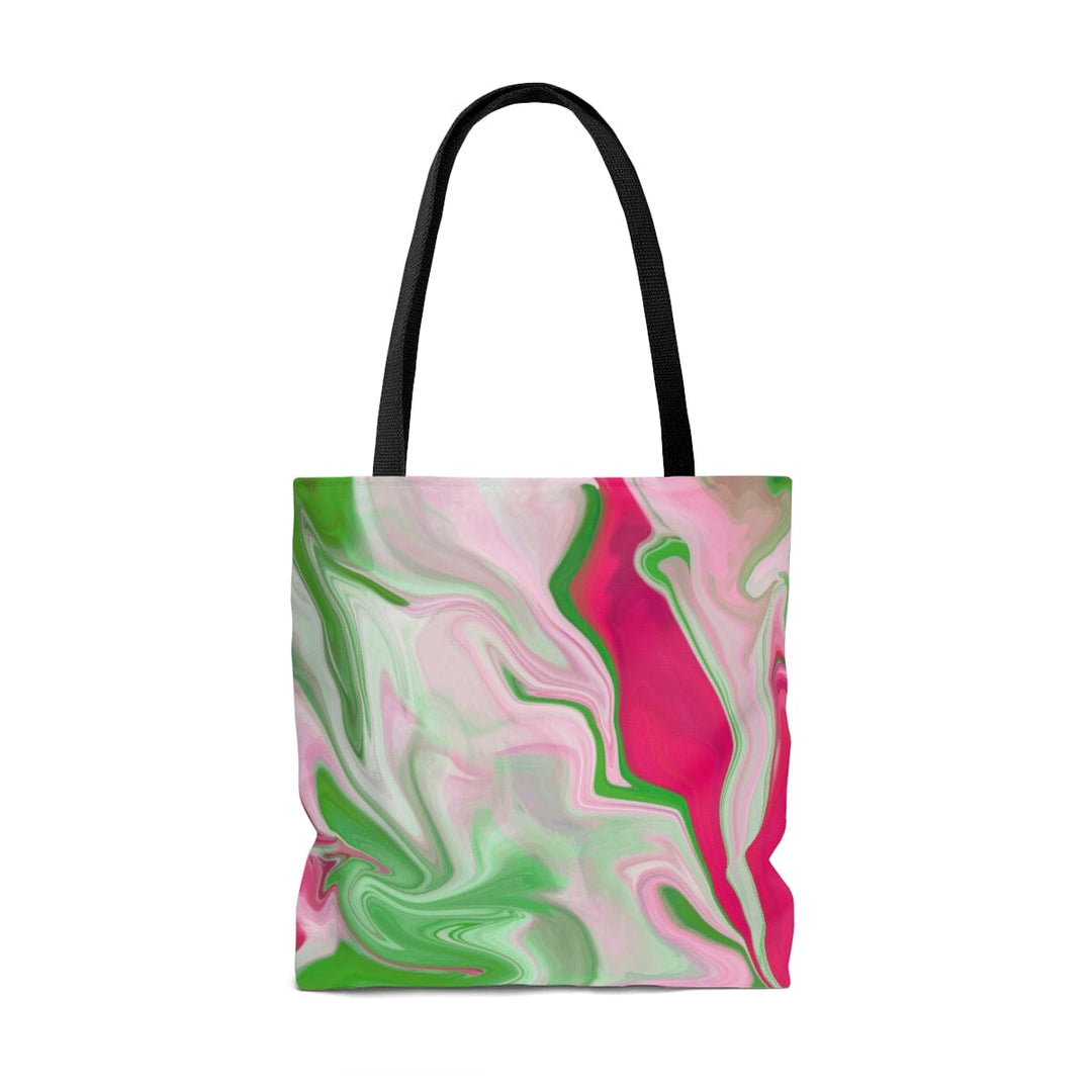 PNK Pink & Green Watercolor Tote Bag