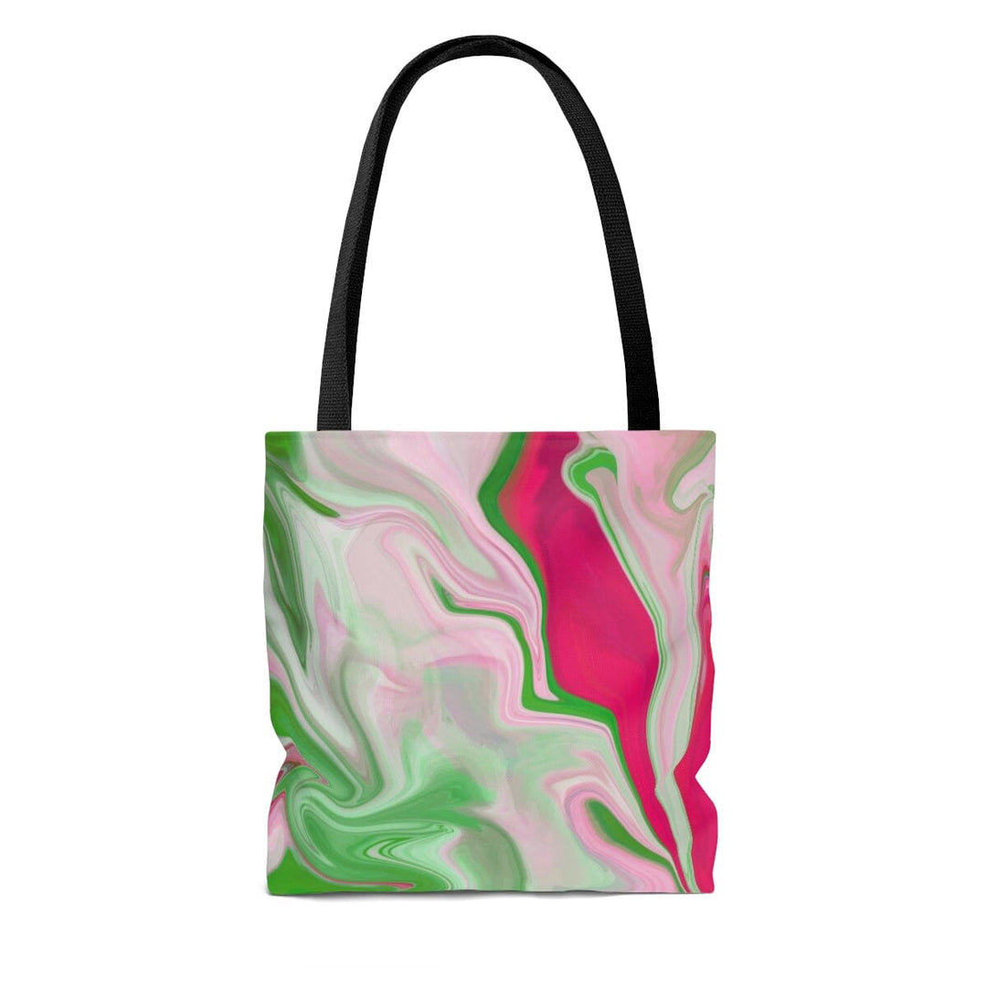 PNK Pink & Green Watercolor Tote Bag