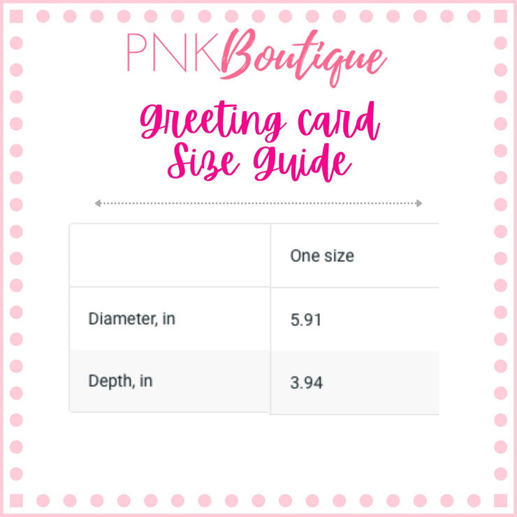 PNK Pink & Green Watercolor Greeting Cards (10-pcs)