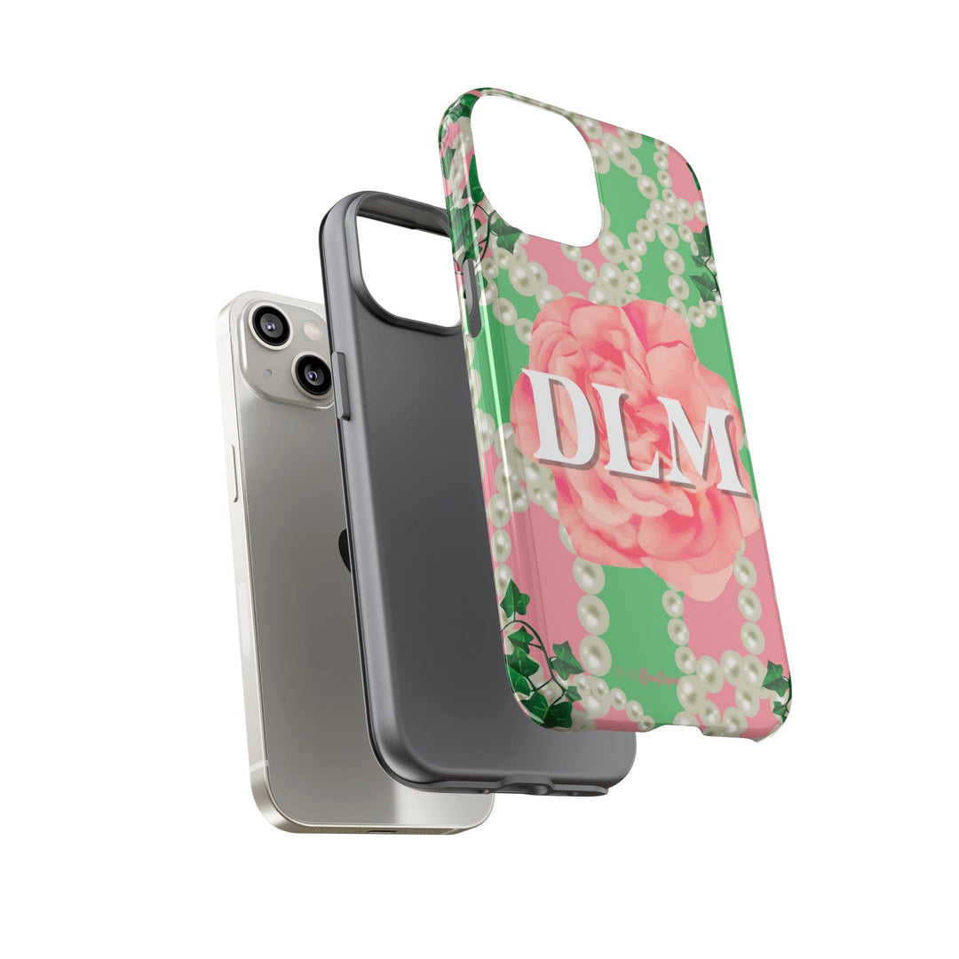 Signature 2 Pink & Green Tough Phone Case