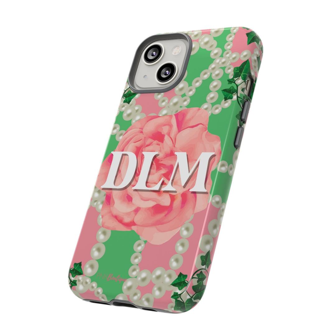 Signature 2 Pink & Green Tough Phone Case