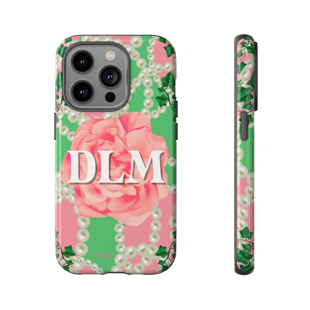 Signature 2 Pink & Green Tough Phone Case