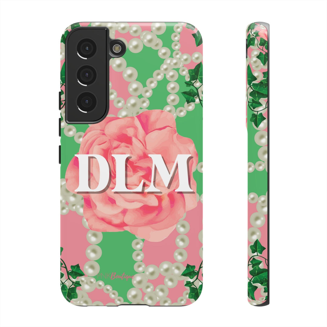 Signature 2 Pink & Green Tough Phone Case