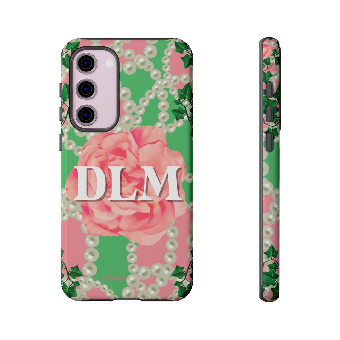 Signature 2 Pink & Green Tough Phone Case