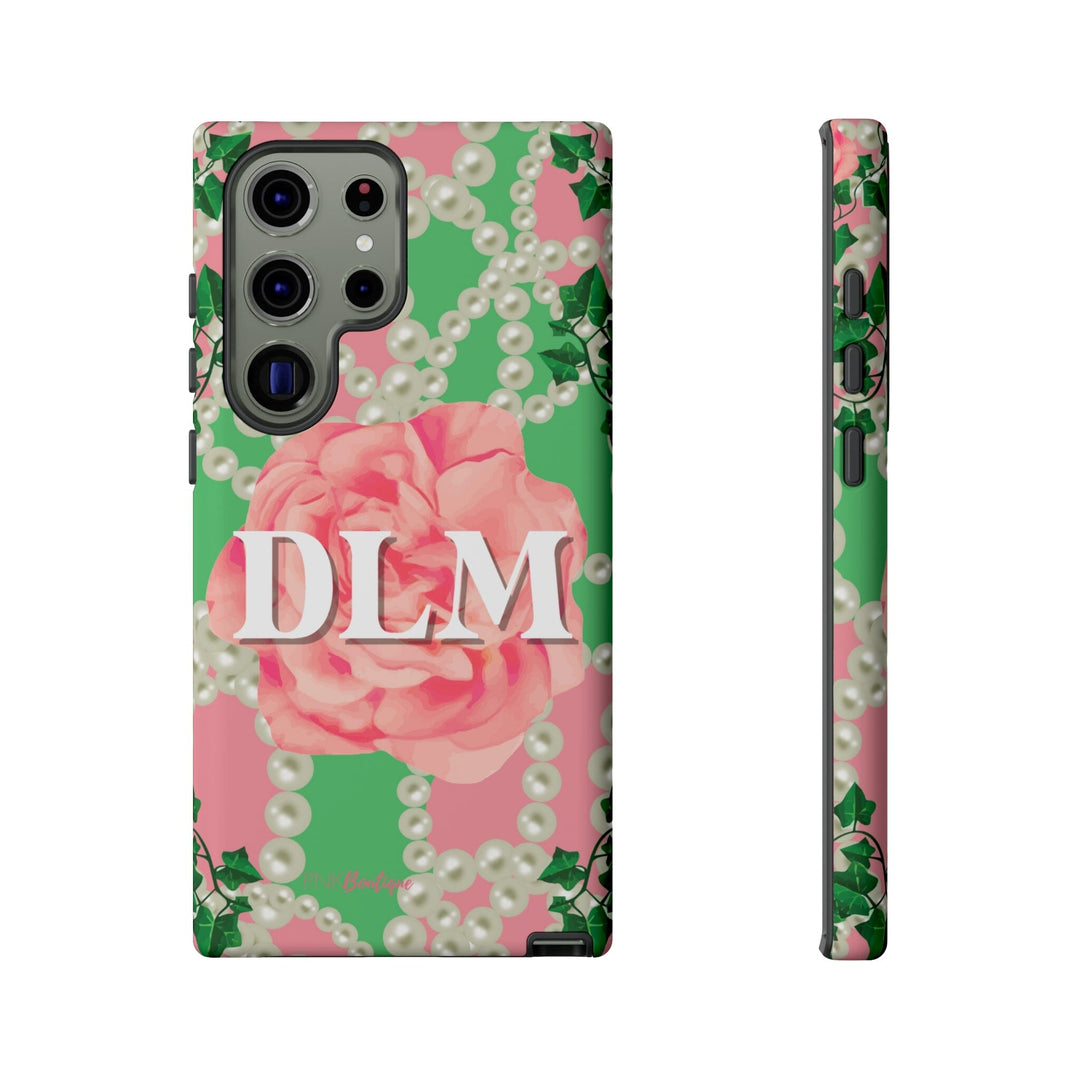 Signature 2 Pink & Green Tough Phone Case