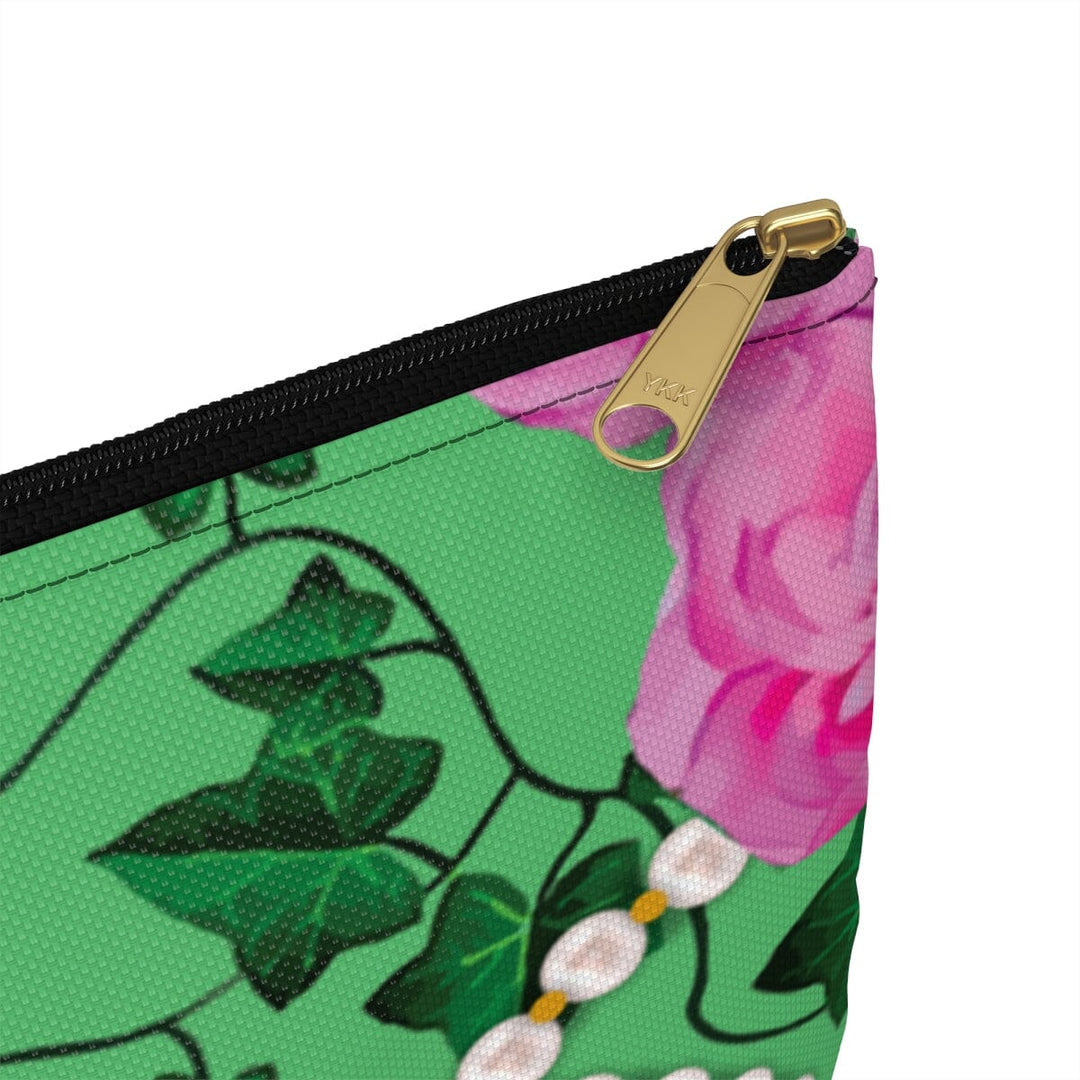 PNK Signature Pink & Green Accessory Pouch