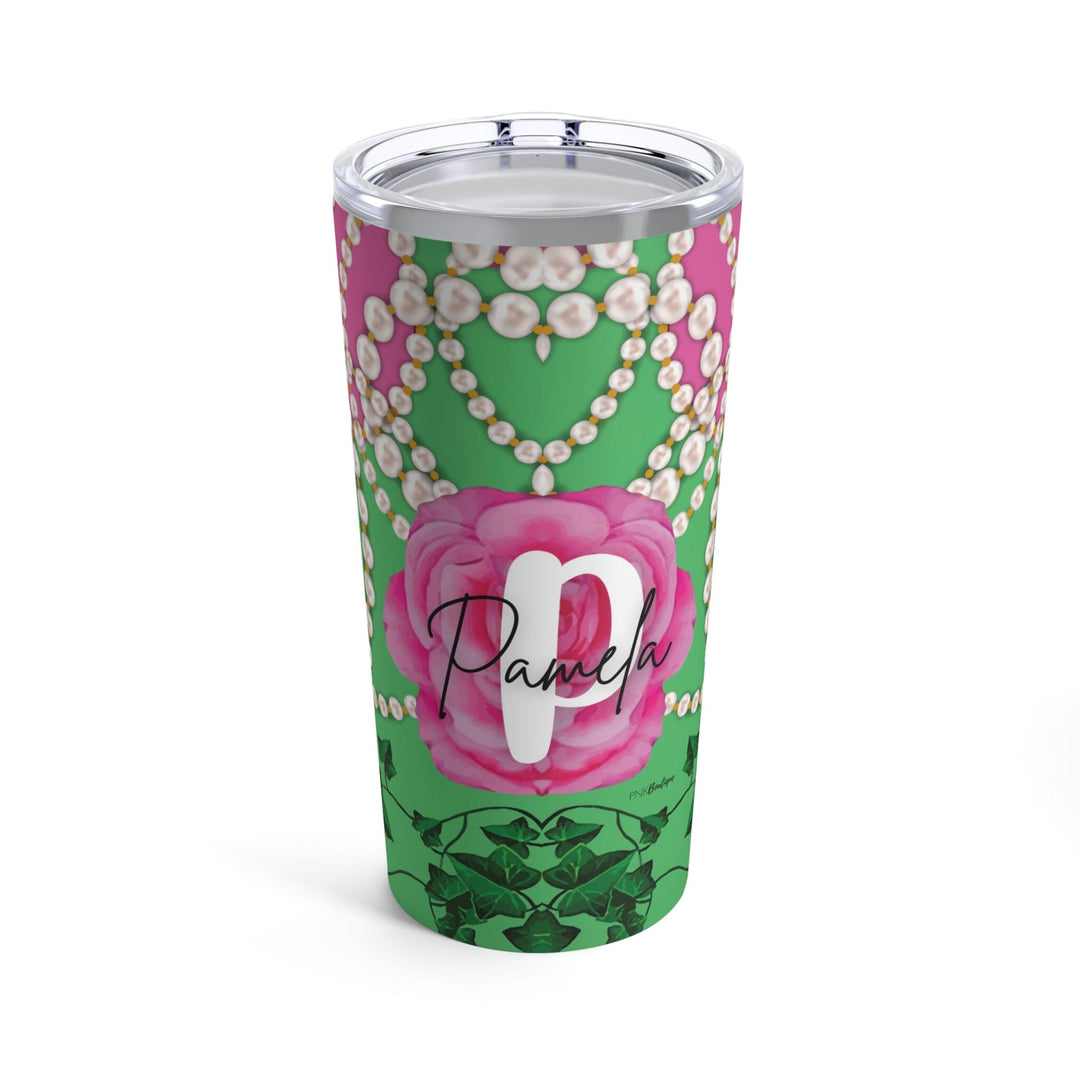 PNK Signature Pink & Green Customized Tumbler