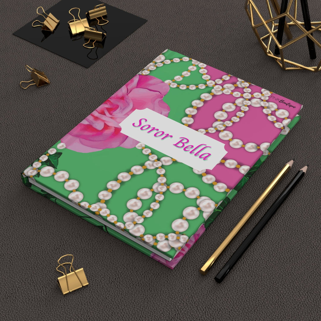 PNK Signature Pink & Green Personalized Journal