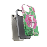 PNK Signature Pink & Green Personalized Phone Case