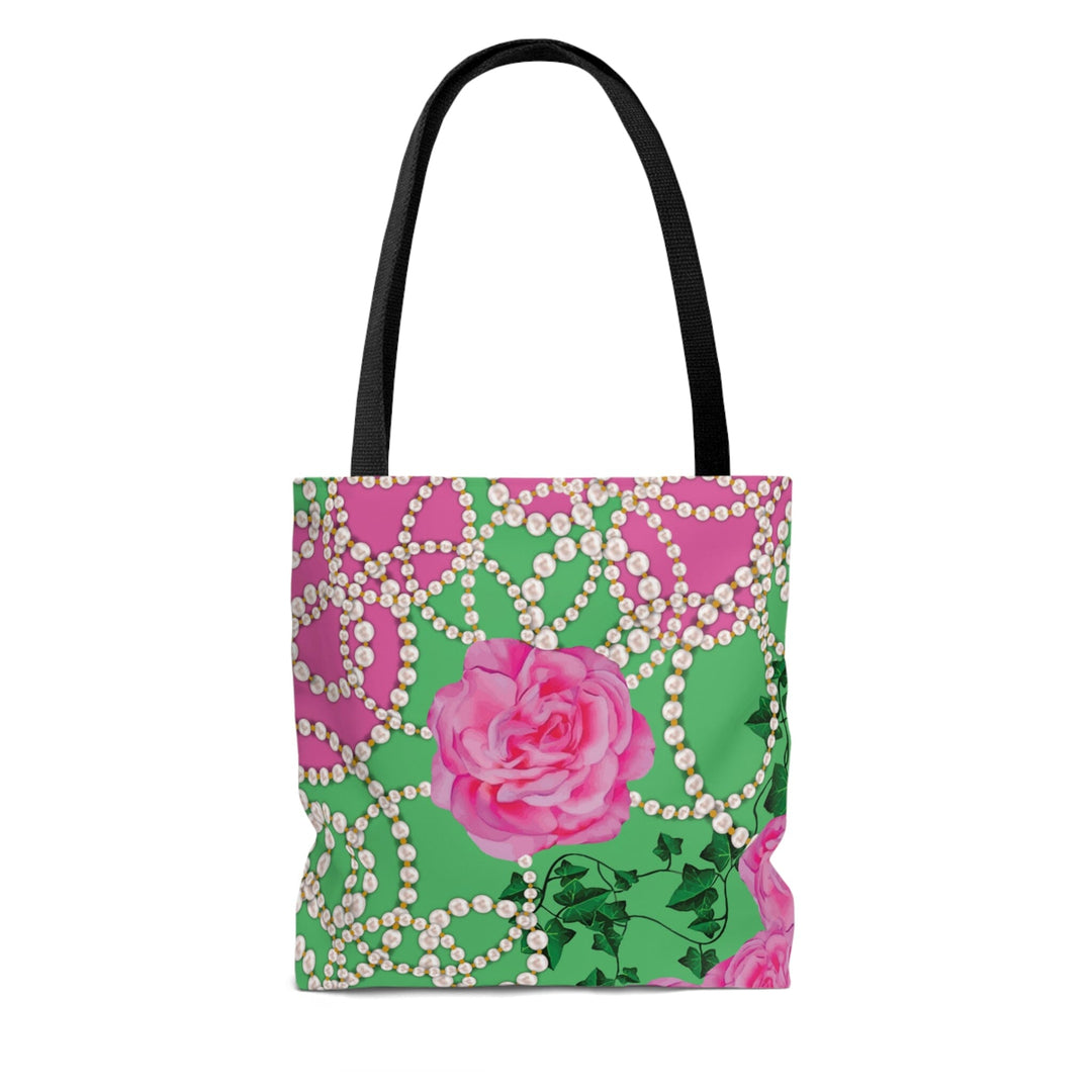 PNK Signature Pink & Green Tote Bag