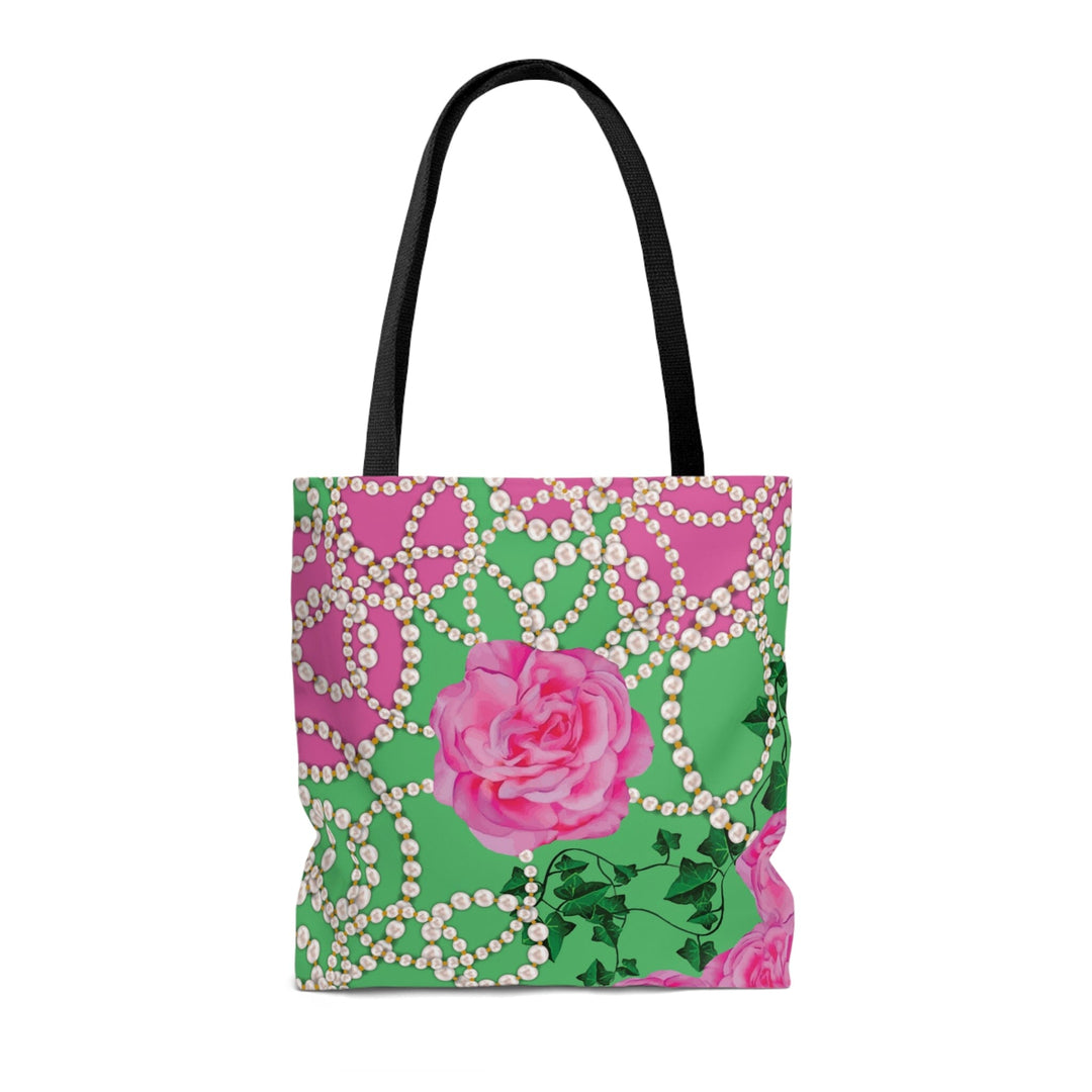 PNK Signature Pink & Green Tote Bag