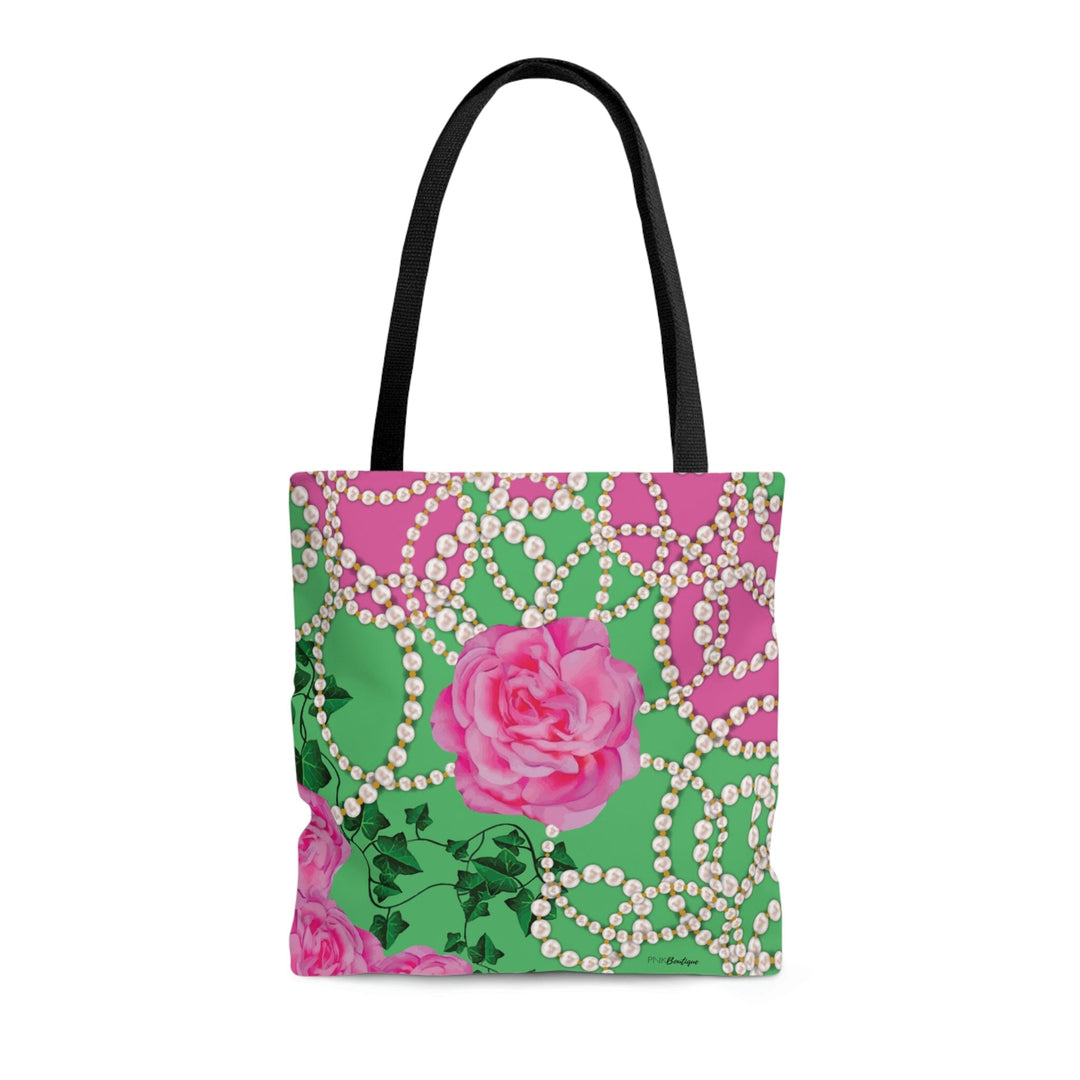 PNK Signature Pink & Green Tote Bag