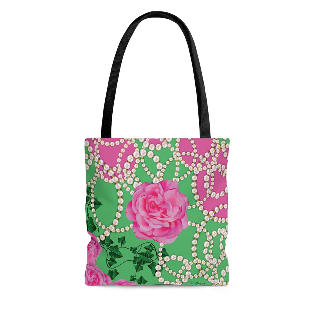 PNK Signature Pink & Green Tote Bag