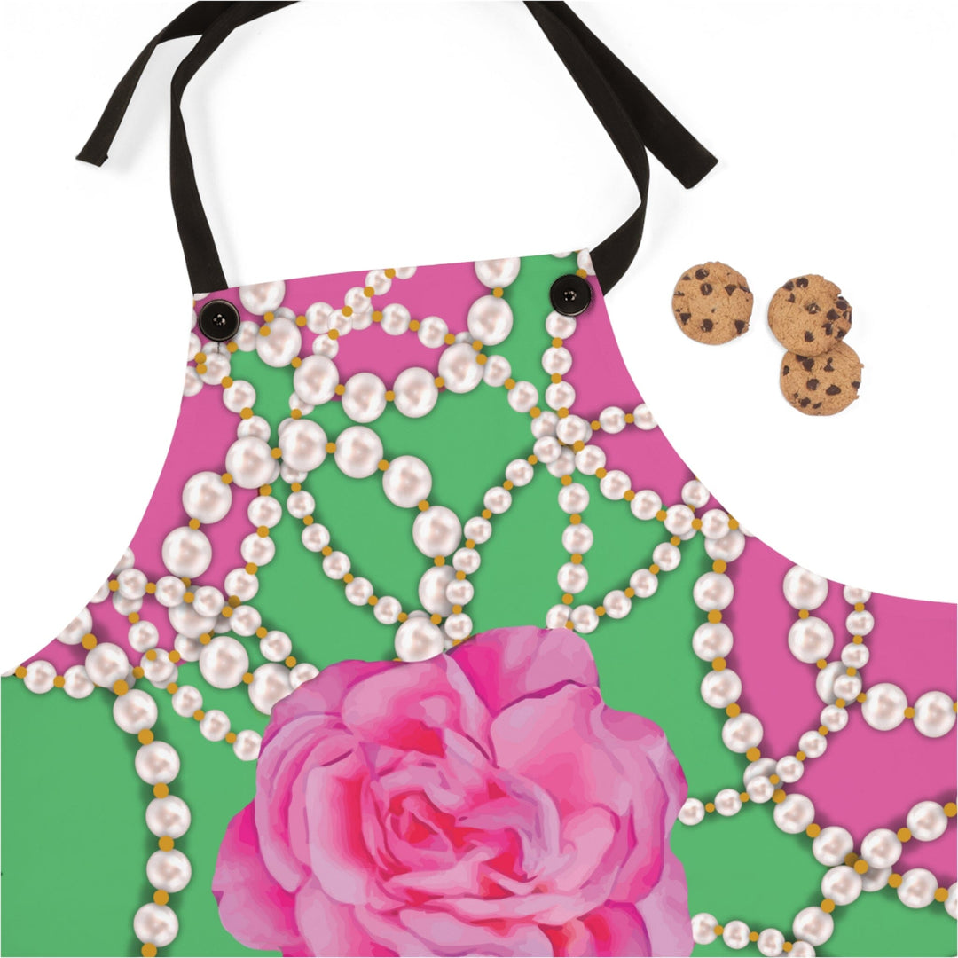 PNK Signature Pink & Green Apron