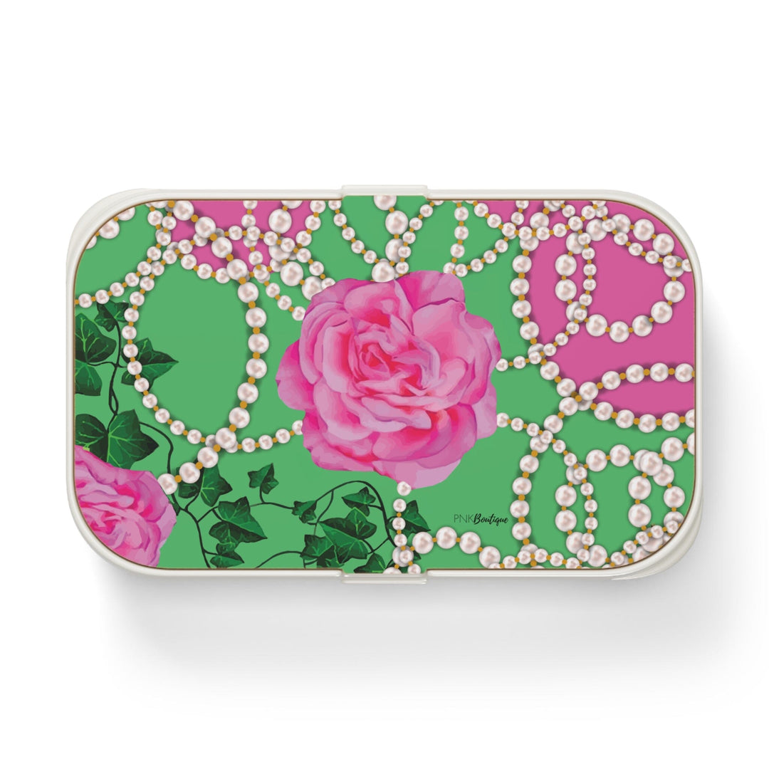 PNK Signature Pink & Green Bento Lunch Box