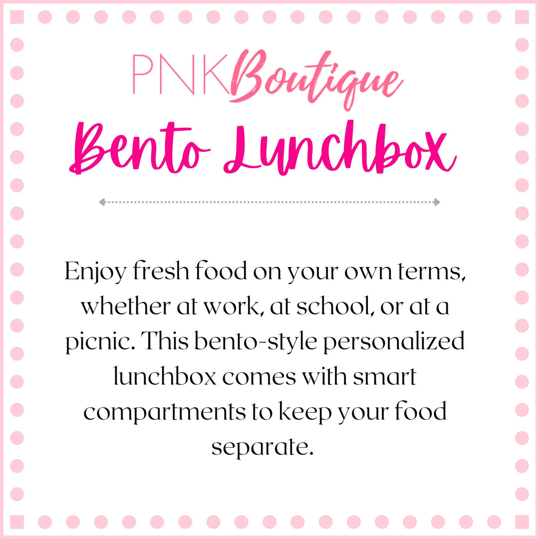 PNK Signature Pink & Green Bento Lunch Box