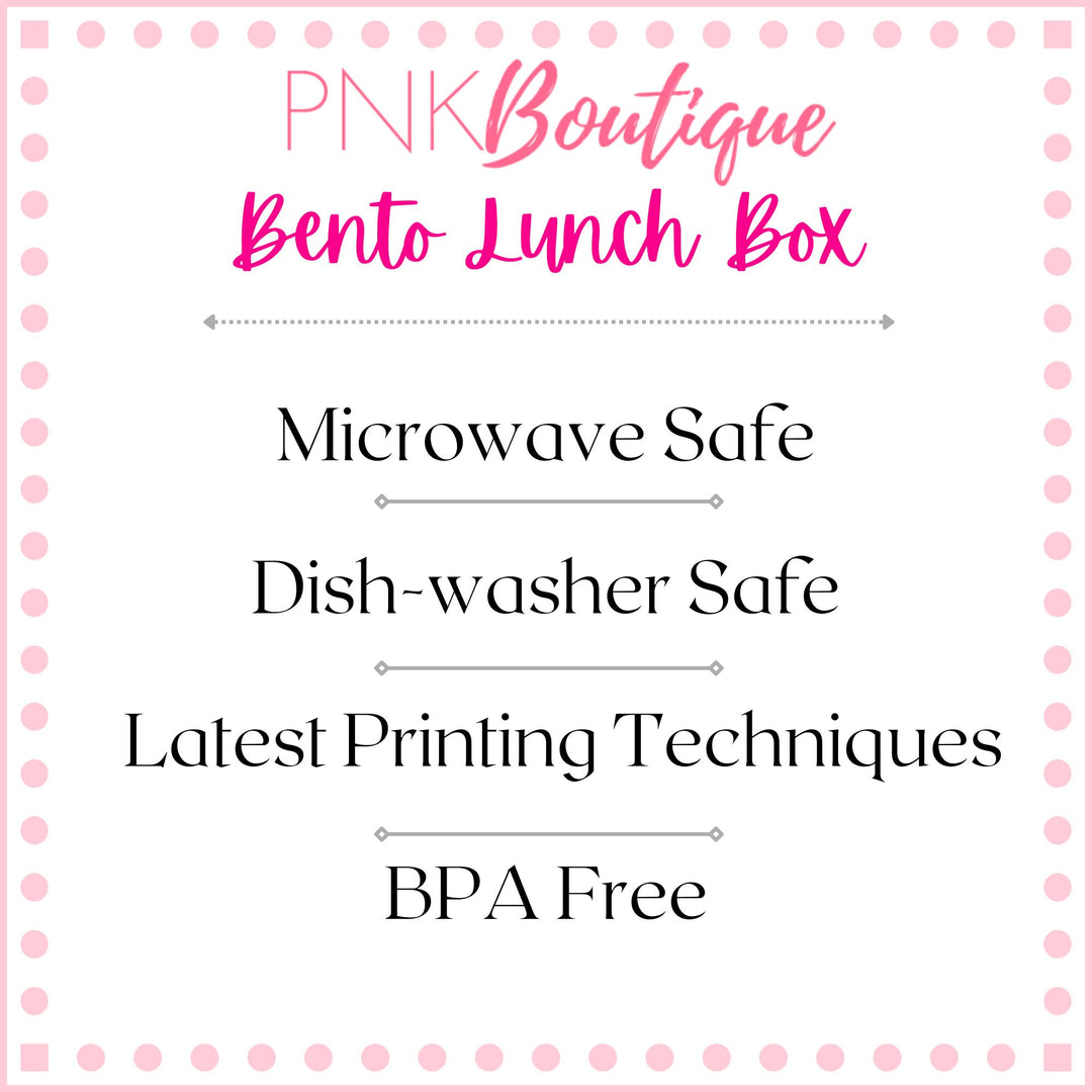 PNK Signature Pink & Green Bento Lunch Box