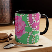 PNK Signature Pink & Green Coffee Mug