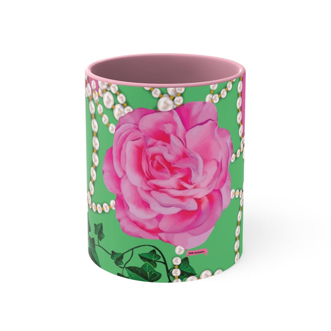 PNK Signature Pink & Green Coffee Mug