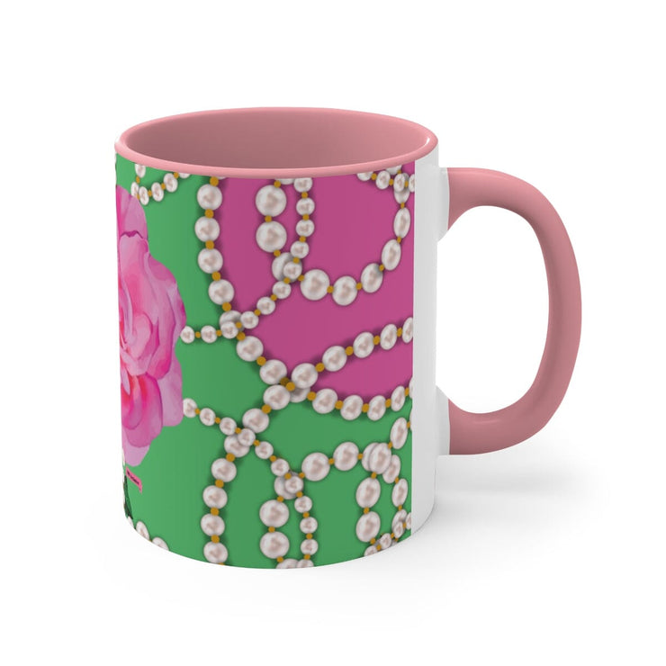 PNK Signature Pink & Green Coffee Mug