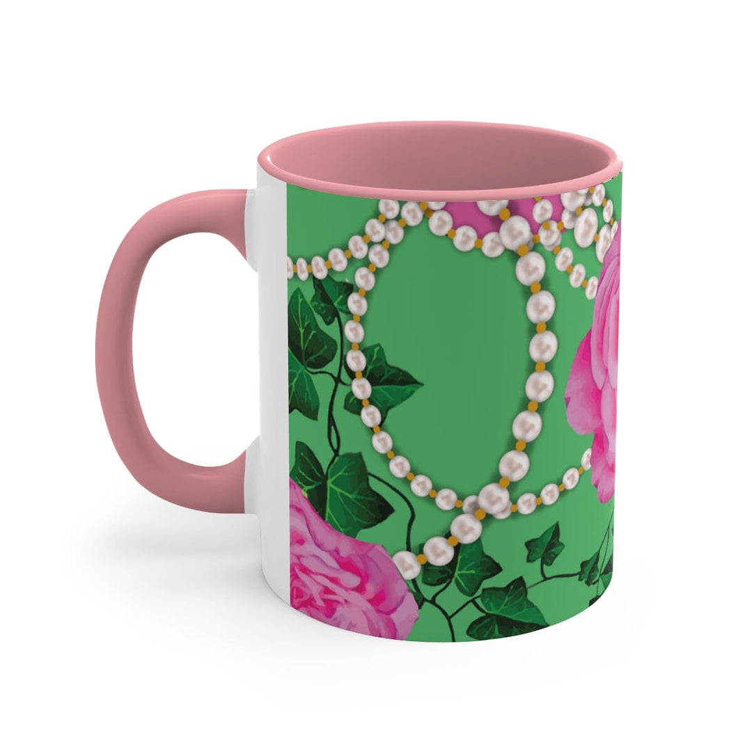 PNK Signature Pink & Green Coffee Mug