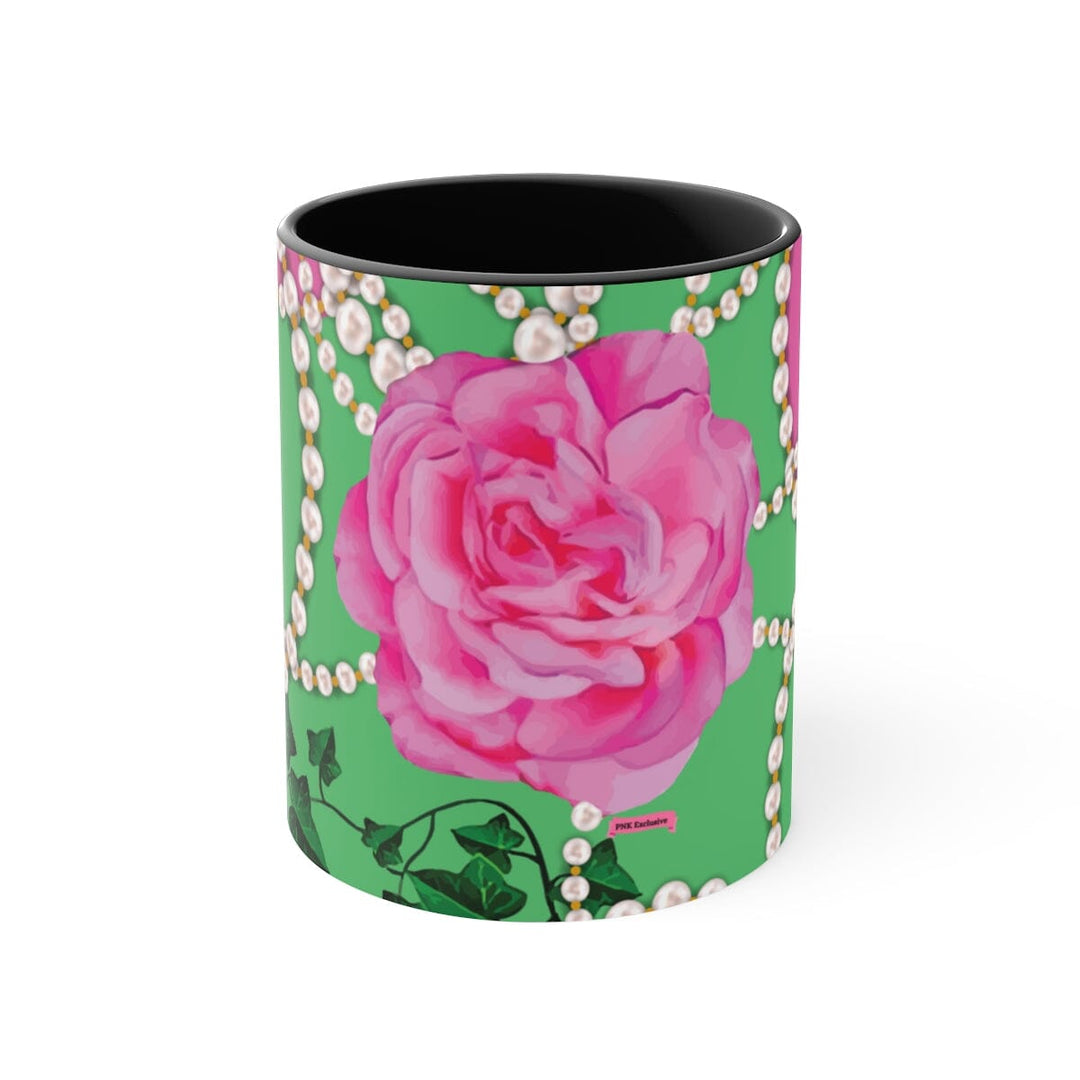 PNK Signature Pink & Green Coffee Mug