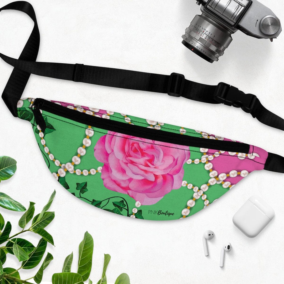 PNK Signature Pink & Green Fanny Pack