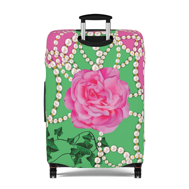 PNK Signature Pink & Green Luggage Cover